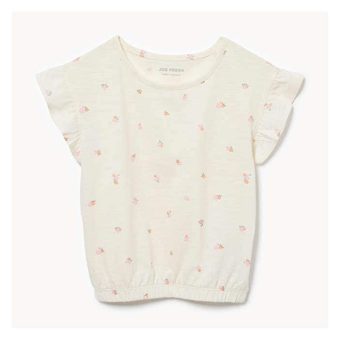 Petites Filles T-shirt en jersey de coton pour petites filles